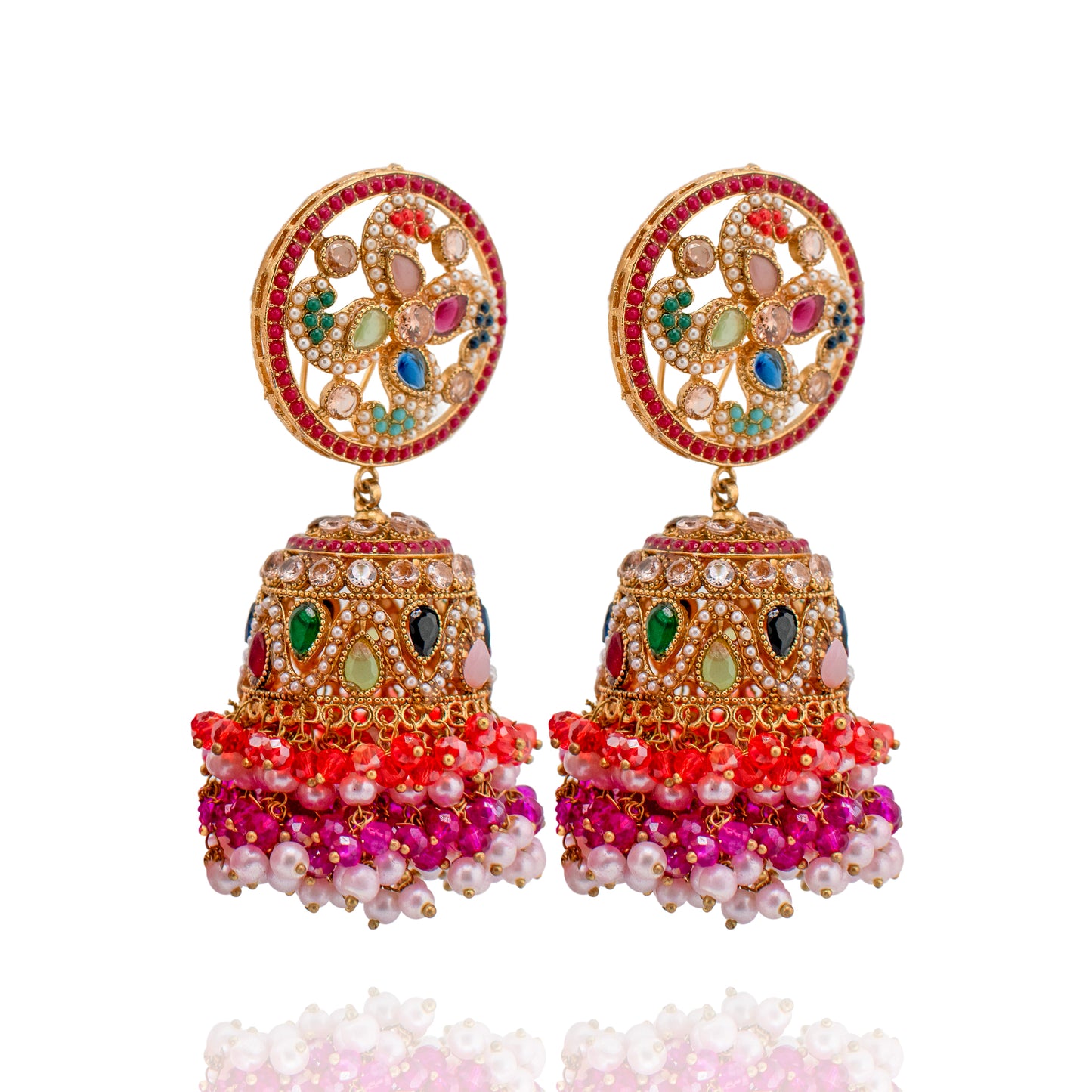 Nida - Earrings & Teekah Set