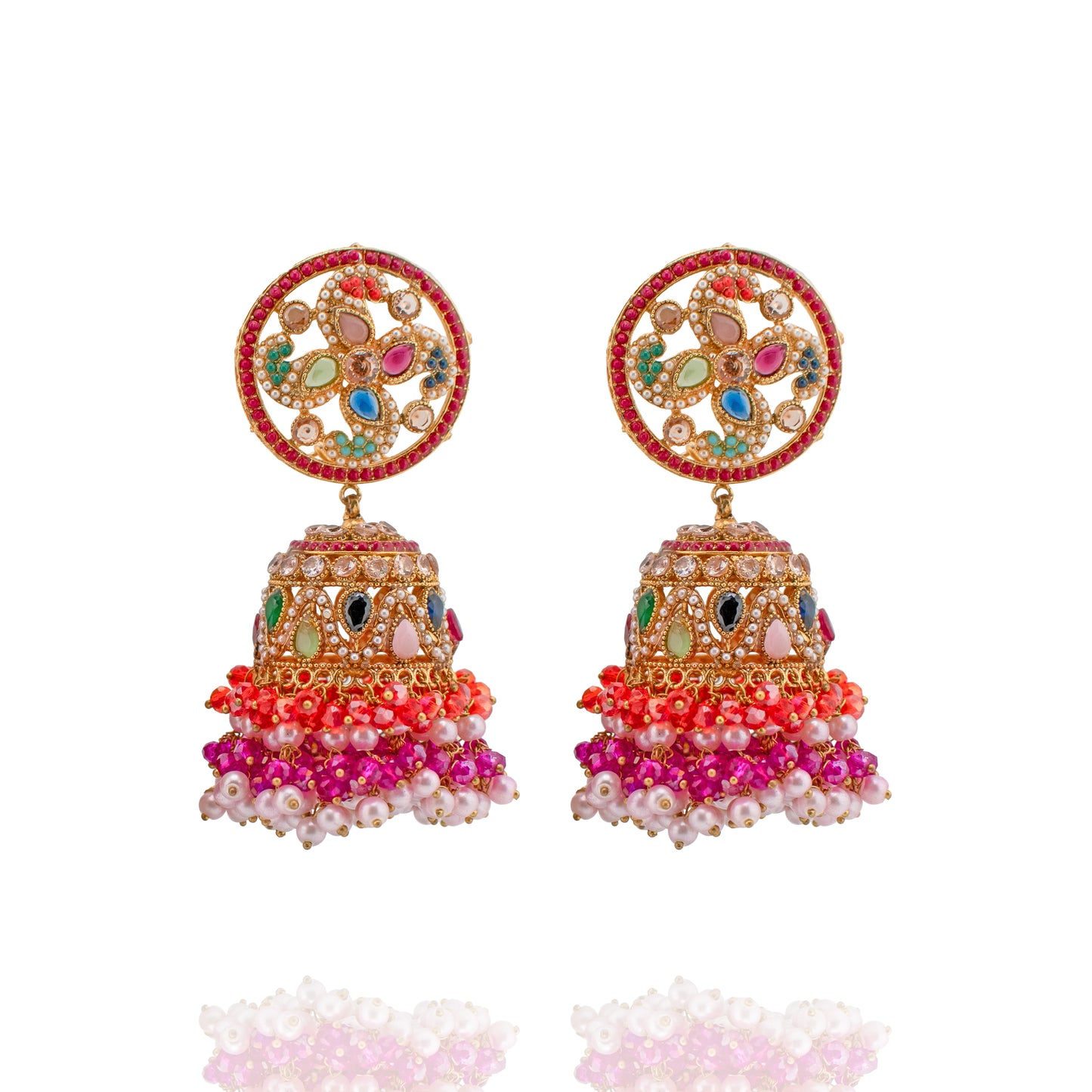 Nida - Earrings & Teekah Set