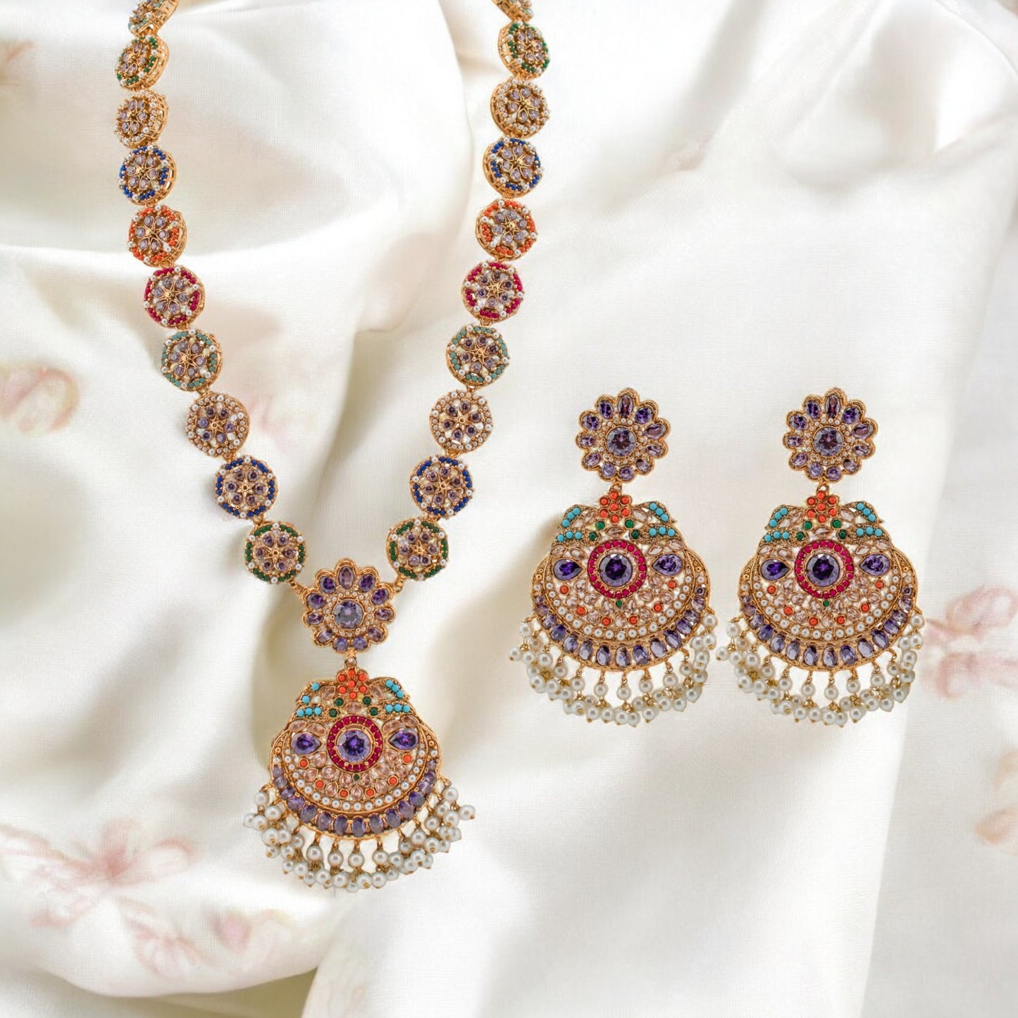 Liyana - Necklace & Earrings Set