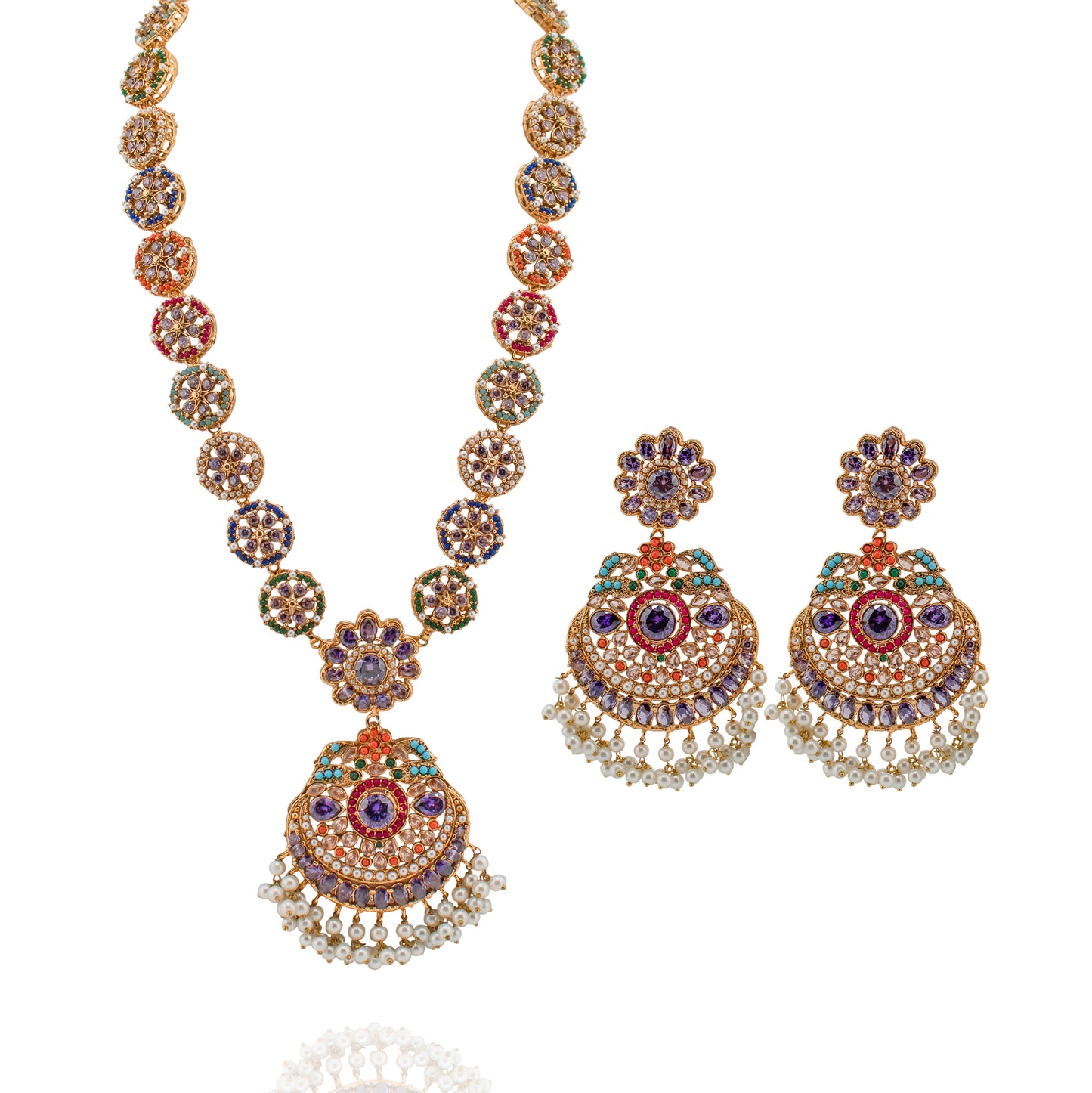 Liyana - Necklace & Earrings Set