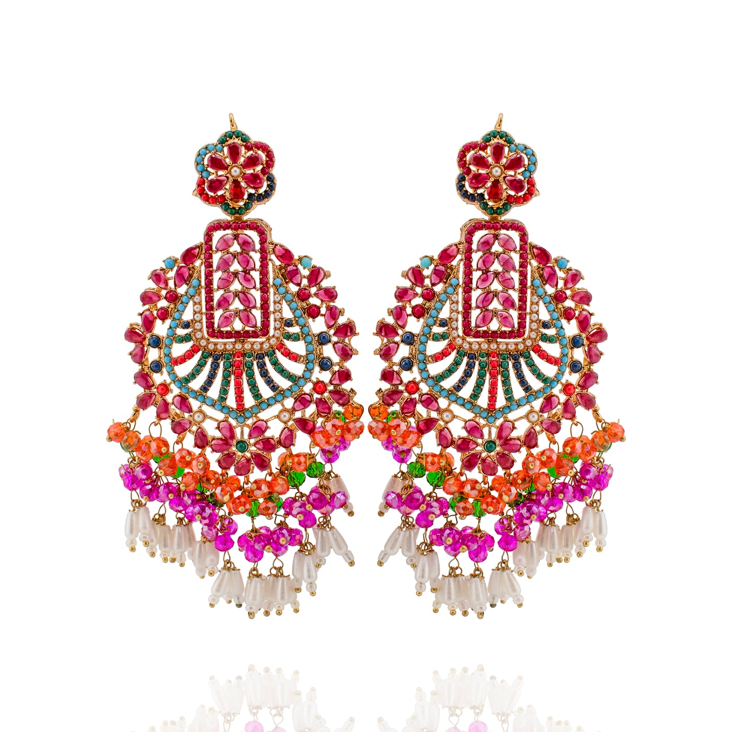 Saniya - Earrings & Teekah Set