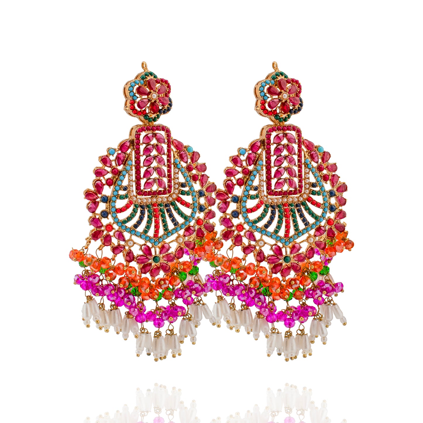 Saniya - Earrings & Teekah Set