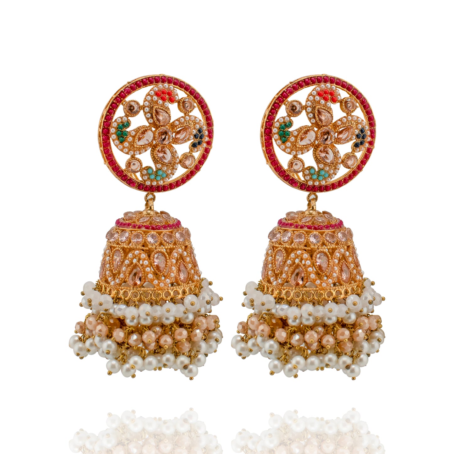 Ekta - Earrings & Teekah Set