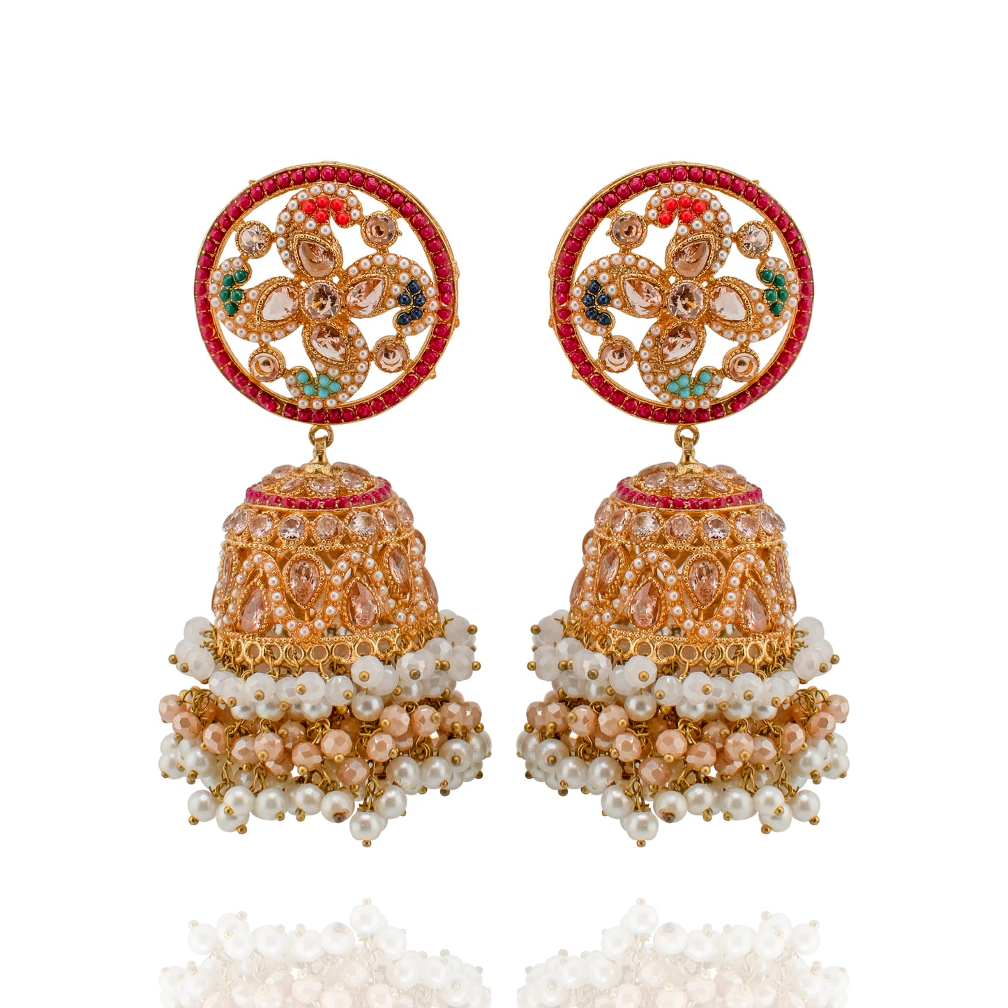 Ekta - Earrings & Teekah Set