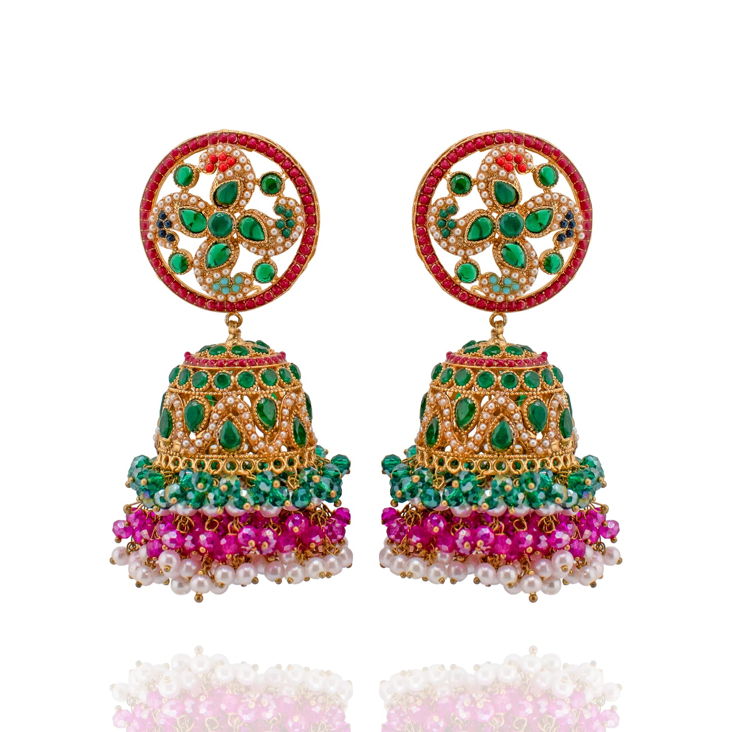 Reena - Earrings & Teekah Set