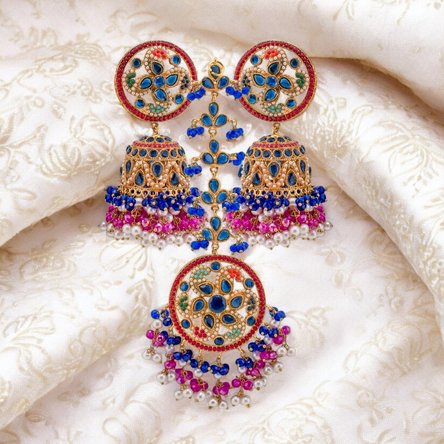 Zaina - Jhumka & Teekah Set