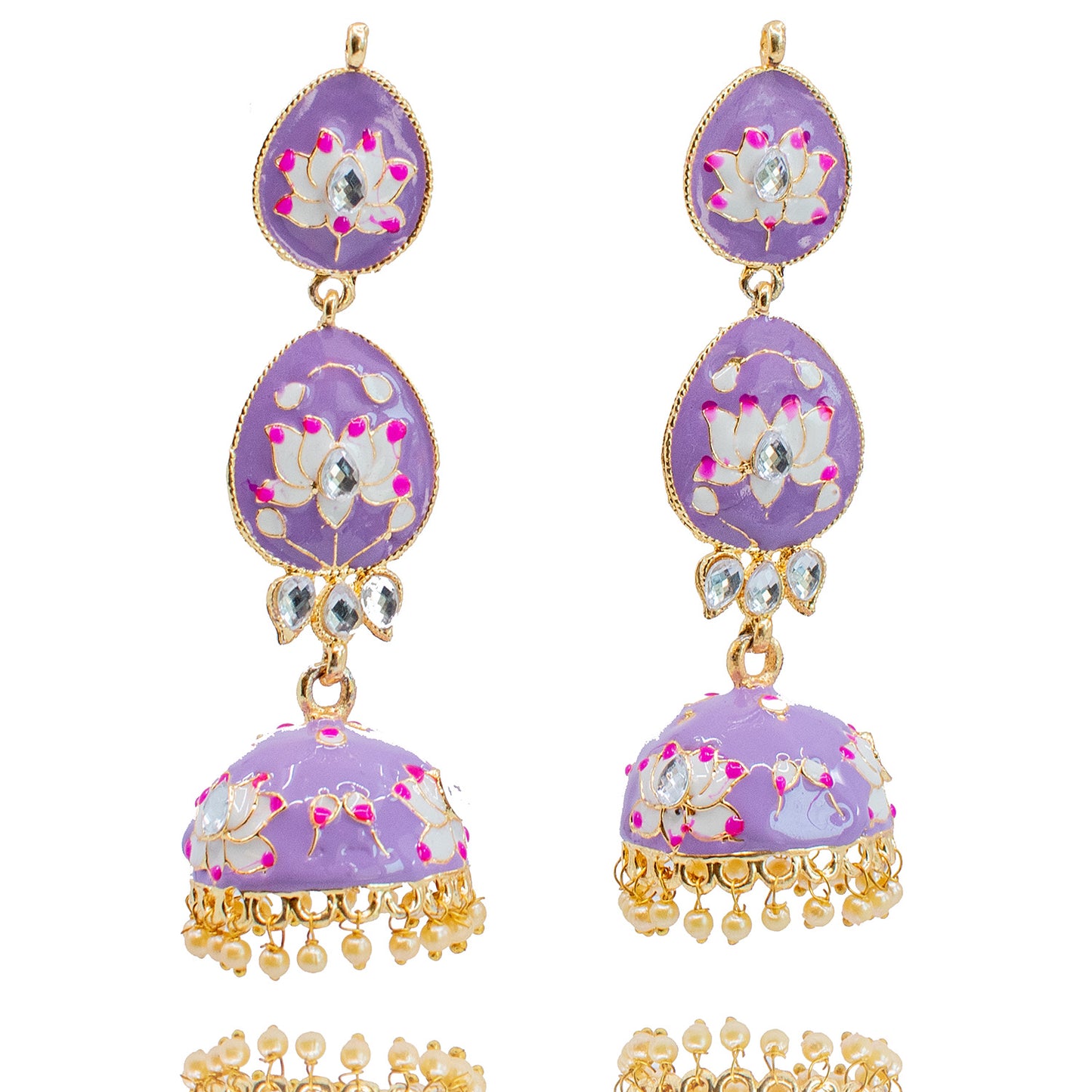Amal Earrings - Lavender