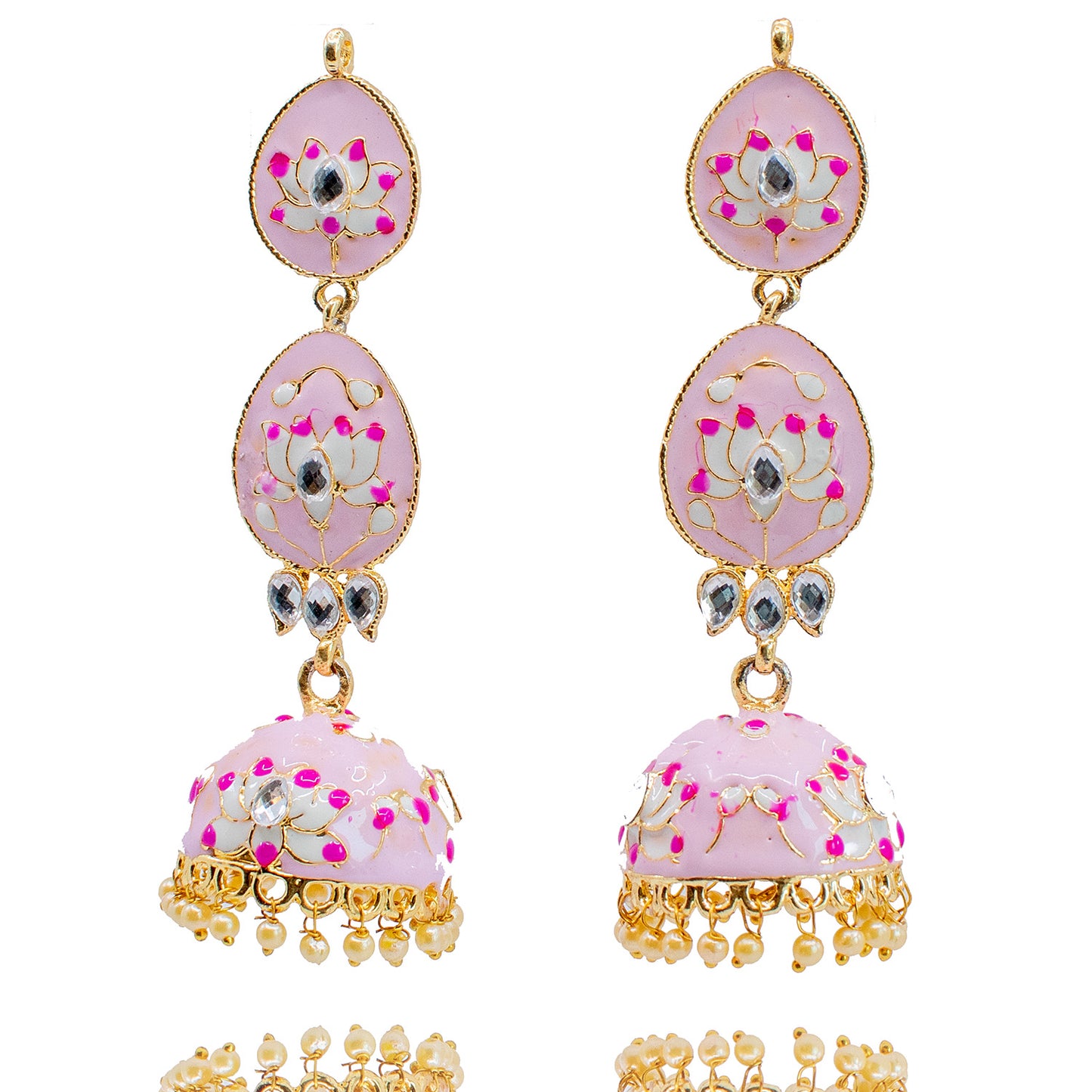 Amal Earrings- Pink