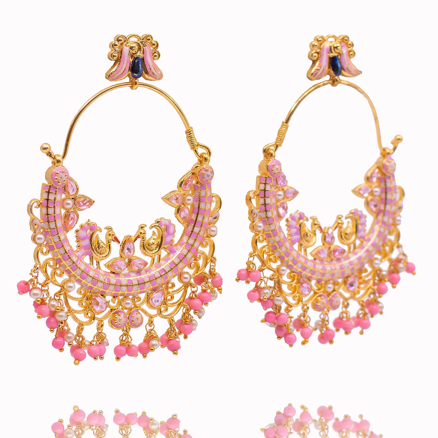 Zeeniya Earrings - Pink